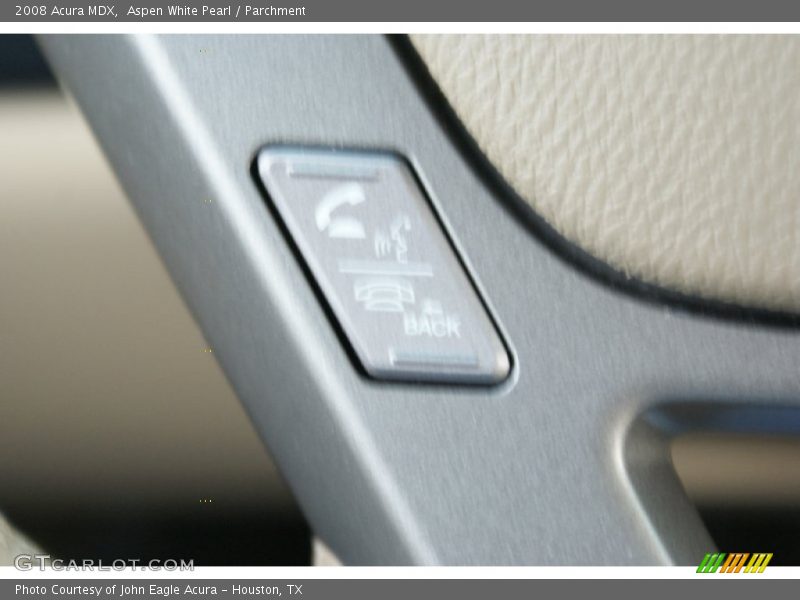 Aspen White Pearl / Parchment 2008 Acura MDX