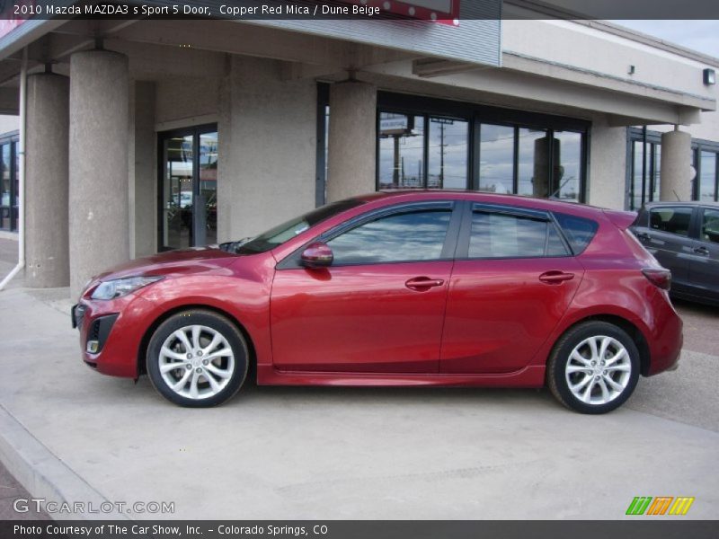 Copper Red Mica / Dune Beige 2010 Mazda MAZDA3 s Sport 5 Door