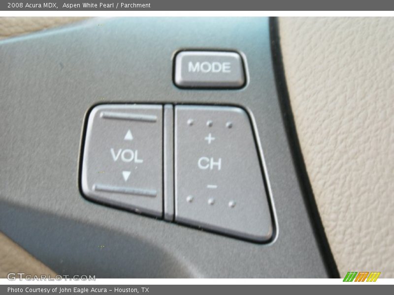 Aspen White Pearl / Parchment 2008 Acura MDX
