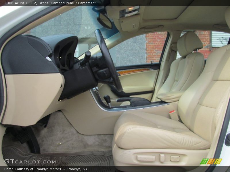 White Diamond Pearl / Parchment 2006 Acura TL 3.2