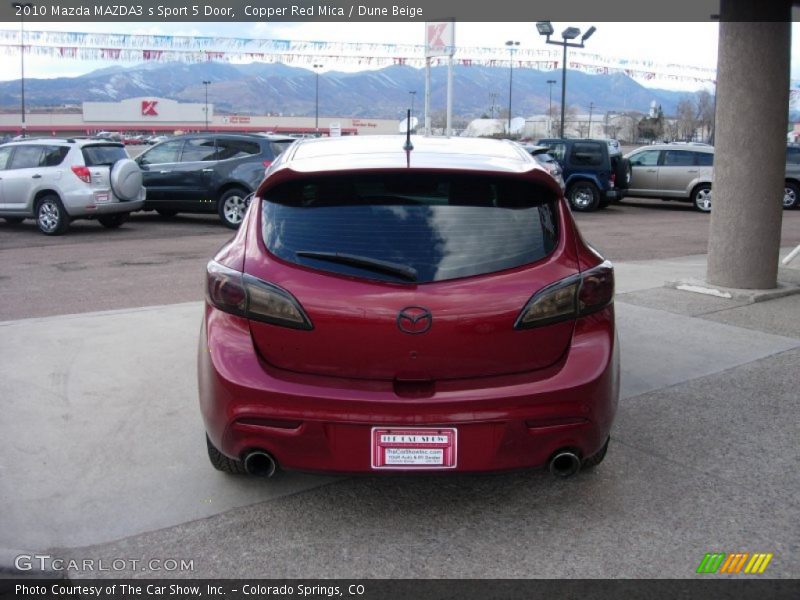 Copper Red Mica / Dune Beige 2010 Mazda MAZDA3 s Sport 5 Door