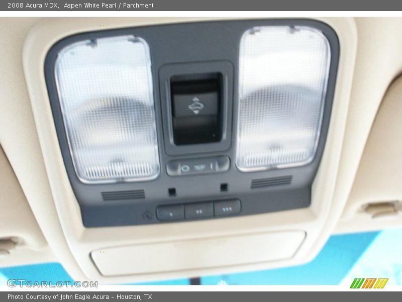 Aspen White Pearl / Parchment 2008 Acura MDX