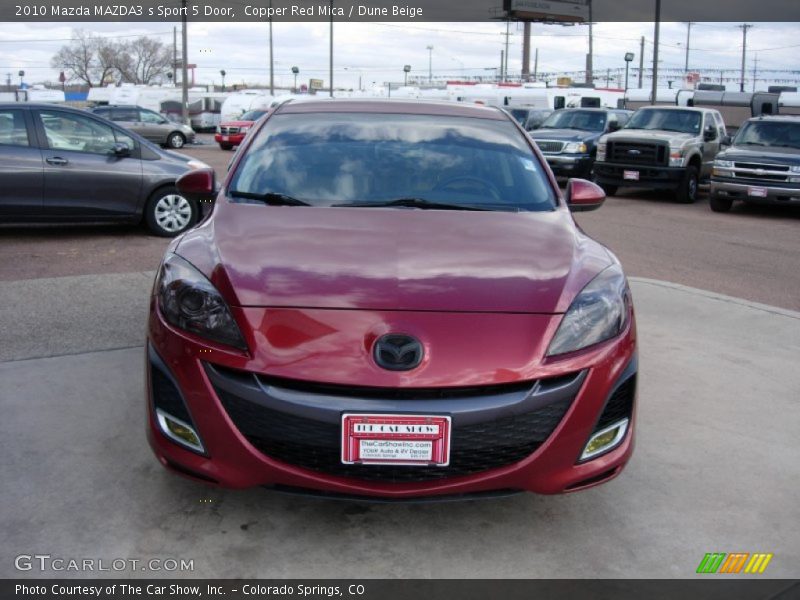 Copper Red Mica / Dune Beige 2010 Mazda MAZDA3 s Sport 5 Door