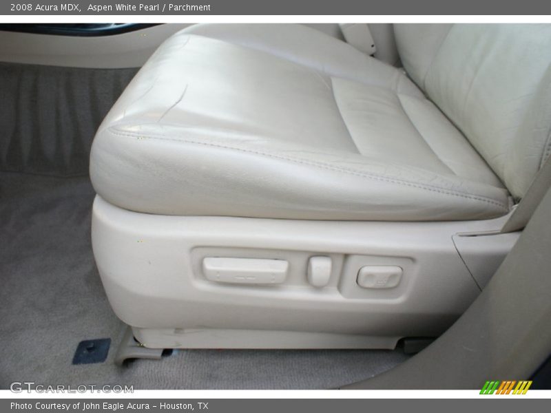 Aspen White Pearl / Parchment 2008 Acura MDX