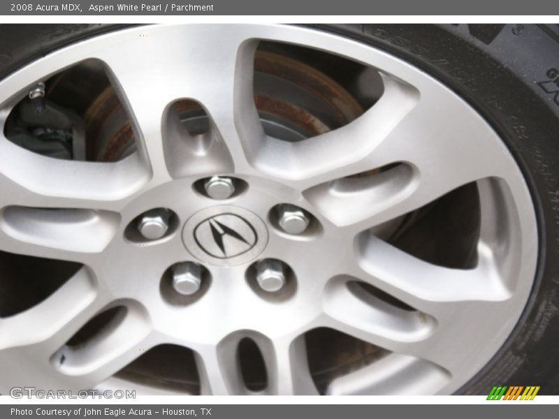 Aspen White Pearl / Parchment 2008 Acura MDX