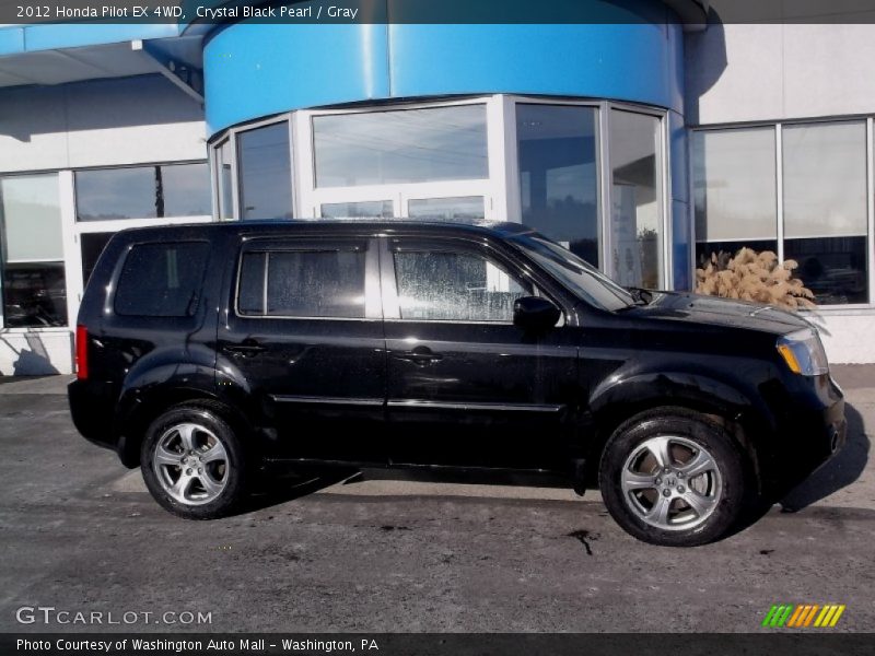 Crystal Black Pearl / Gray 2012 Honda Pilot EX 4WD