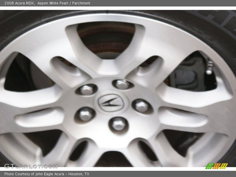 Aspen White Pearl / Parchment 2008 Acura MDX