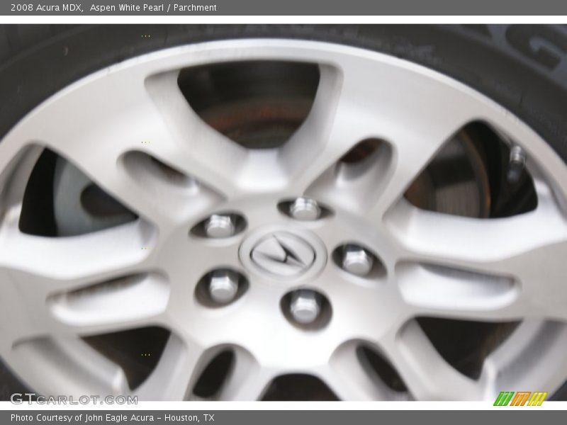 Aspen White Pearl / Parchment 2008 Acura MDX