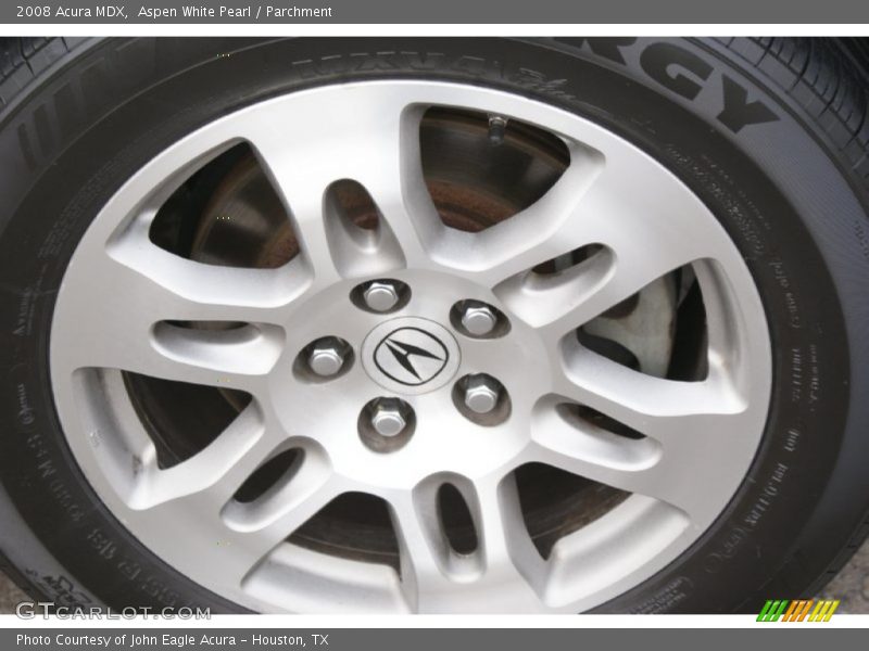 Aspen White Pearl / Parchment 2008 Acura MDX