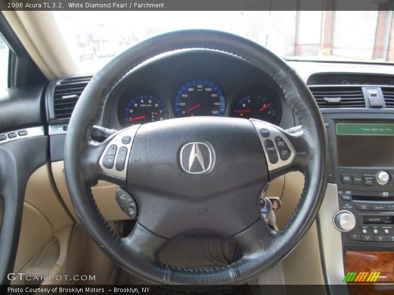 White Diamond Pearl / Parchment 2006 Acura TL 3.2