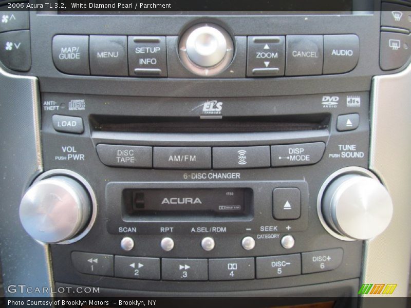 White Diamond Pearl / Parchment 2006 Acura TL 3.2