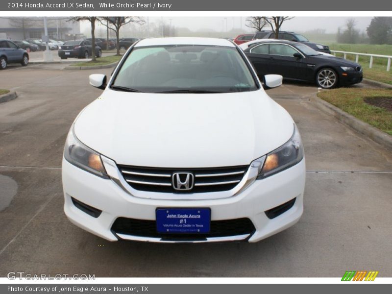 White Orchid Pearl / Ivory 2014 Honda Accord LX Sedan