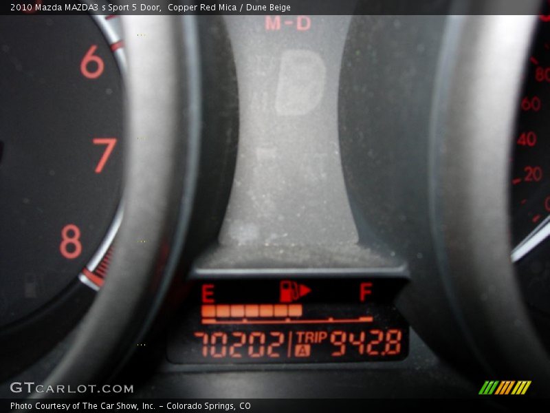 Copper Red Mica / Dune Beige 2010 Mazda MAZDA3 s Sport 5 Door