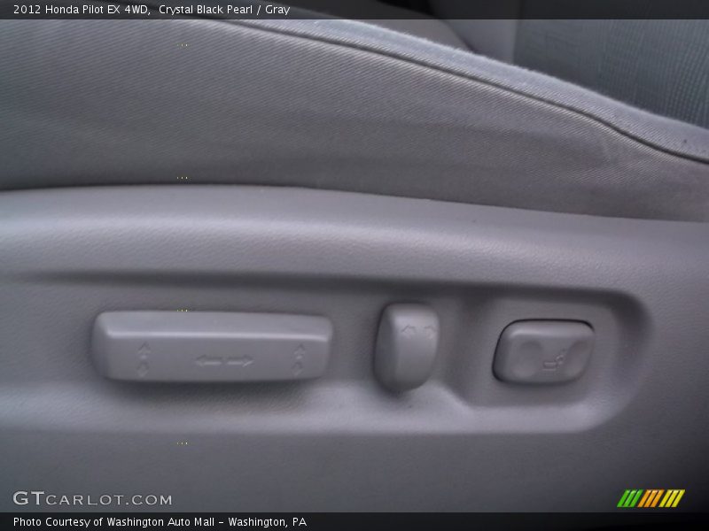 Crystal Black Pearl / Gray 2012 Honda Pilot EX 4WD