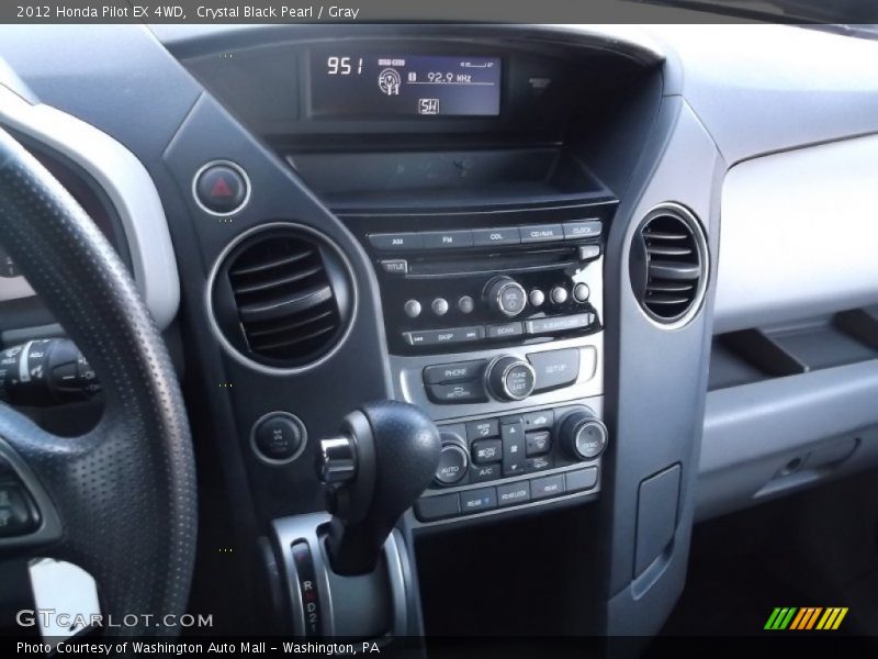 Crystal Black Pearl / Gray 2012 Honda Pilot EX 4WD