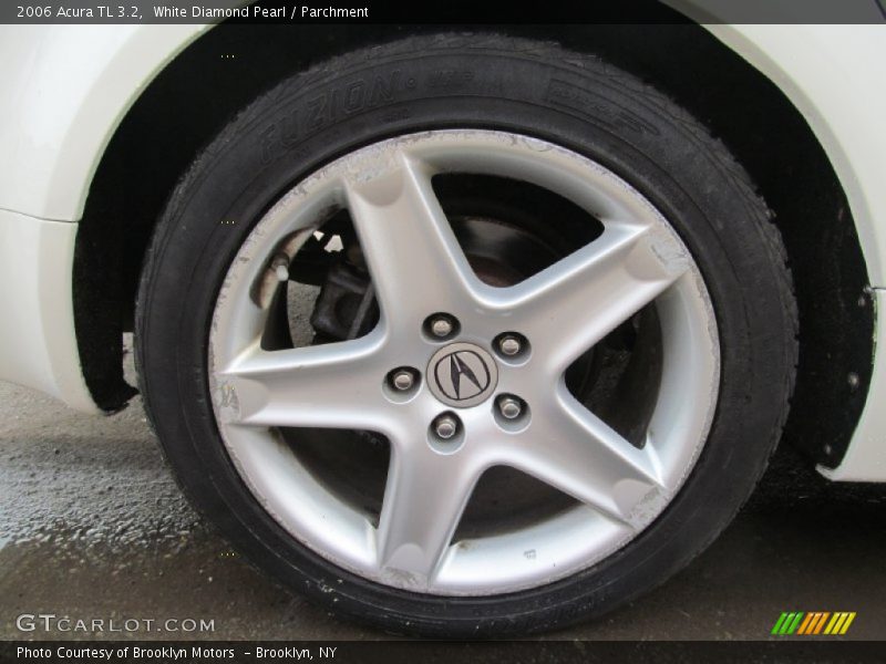 White Diamond Pearl / Parchment 2006 Acura TL 3.2