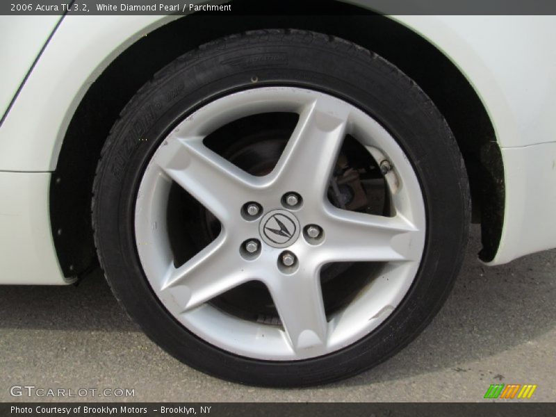 White Diamond Pearl / Parchment 2006 Acura TL 3.2