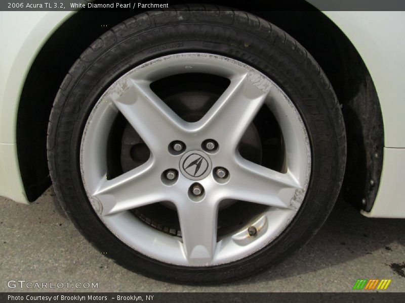 White Diamond Pearl / Parchment 2006 Acura TL 3.2