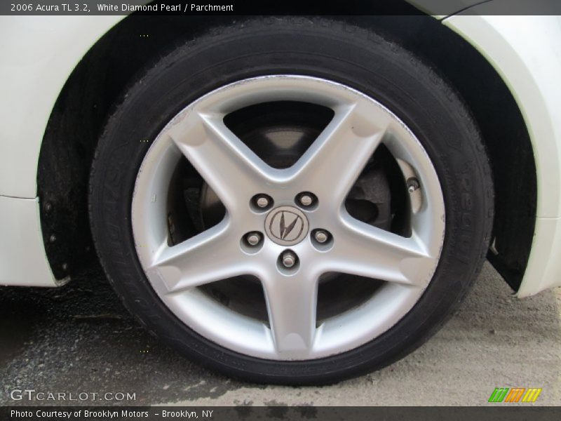 White Diamond Pearl / Parchment 2006 Acura TL 3.2