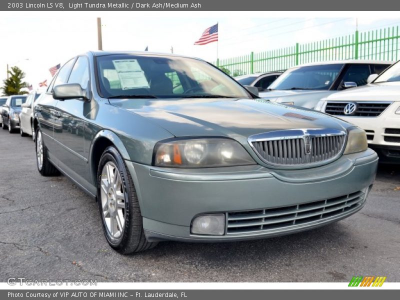 Light Tundra Metallic / Dark Ash/Medium Ash 2003 Lincoln LS V8