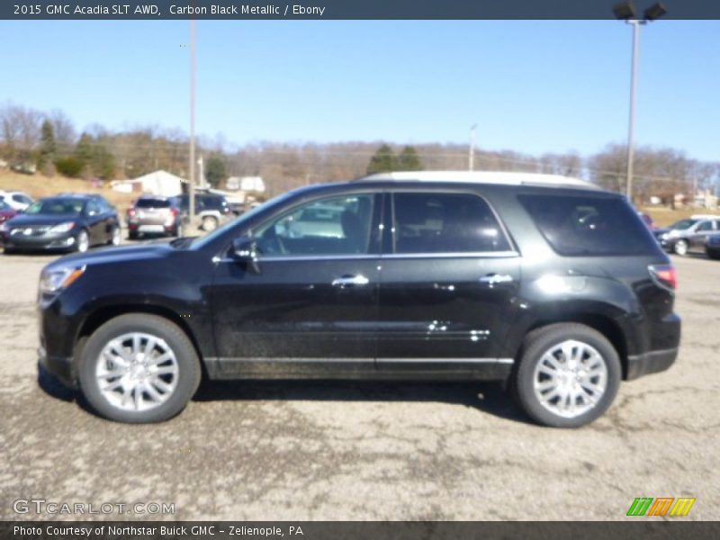 Carbon Black Metallic / Ebony 2015 GMC Acadia SLT AWD