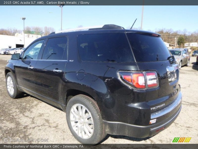 Carbon Black Metallic / Ebony 2015 GMC Acadia SLT AWD