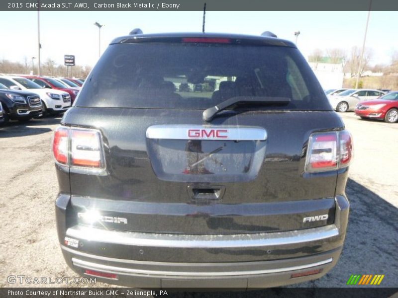 Carbon Black Metallic / Ebony 2015 GMC Acadia SLT AWD