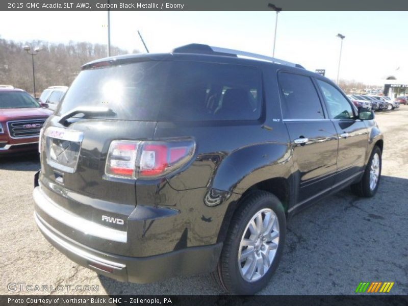 Carbon Black Metallic / Ebony 2015 GMC Acadia SLT AWD