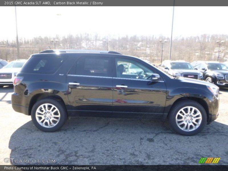 Carbon Black Metallic / Ebony 2015 GMC Acadia SLT AWD