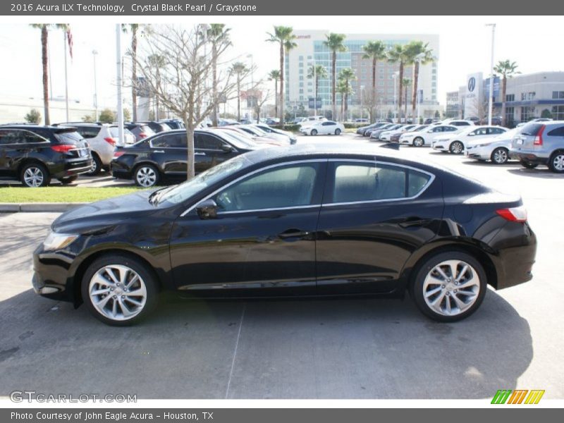 Crystal Black Pearl / Graystone 2016 Acura ILX Technology