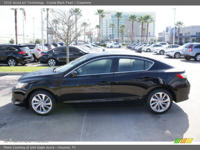 Crystal Black Pearl / Graystone 2016 Acura ILX Technology
