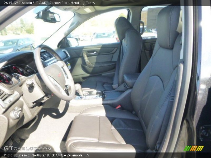 Carbon Black Metallic / Ebony 2015 GMC Acadia SLT AWD