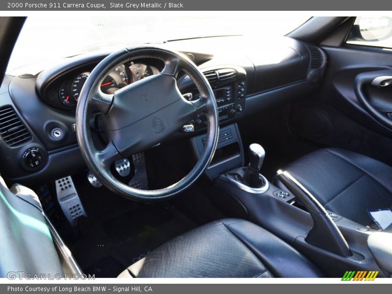 Slate Grey Metallic / Black 2000 Porsche 911 Carrera Coupe