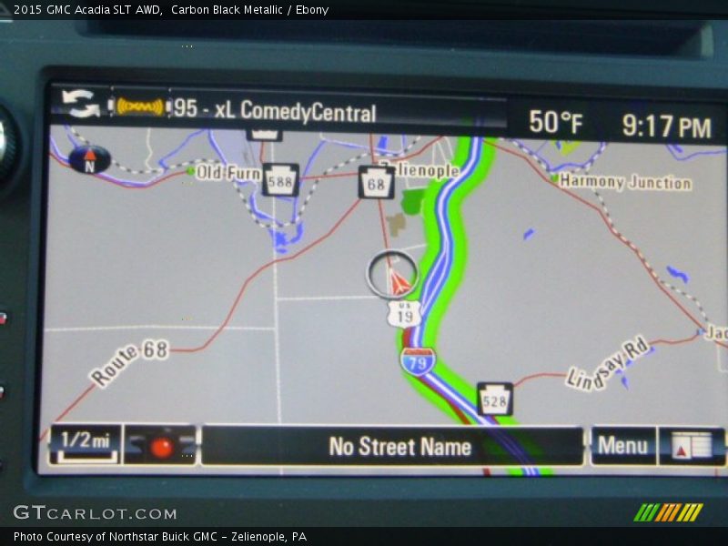 Carbon Black Metallic / Ebony 2015 GMC Acadia SLT AWD