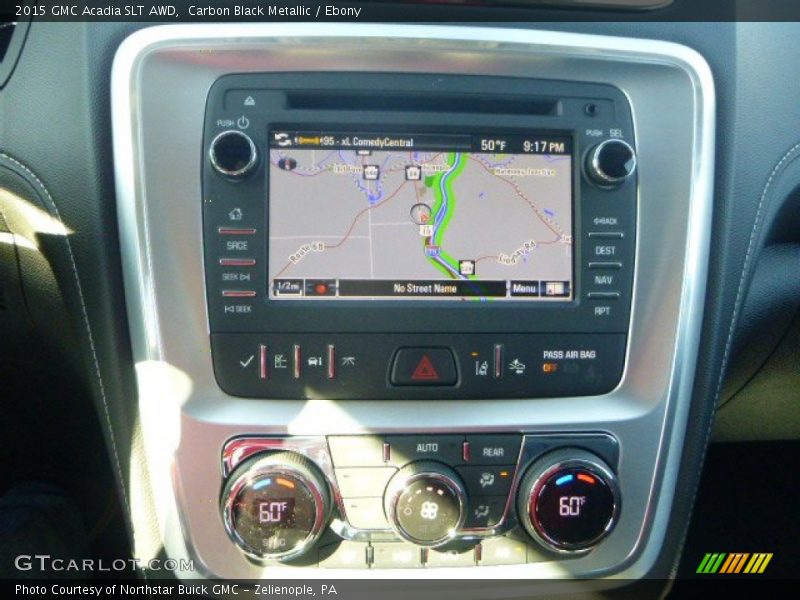 Carbon Black Metallic / Ebony 2015 GMC Acadia SLT AWD