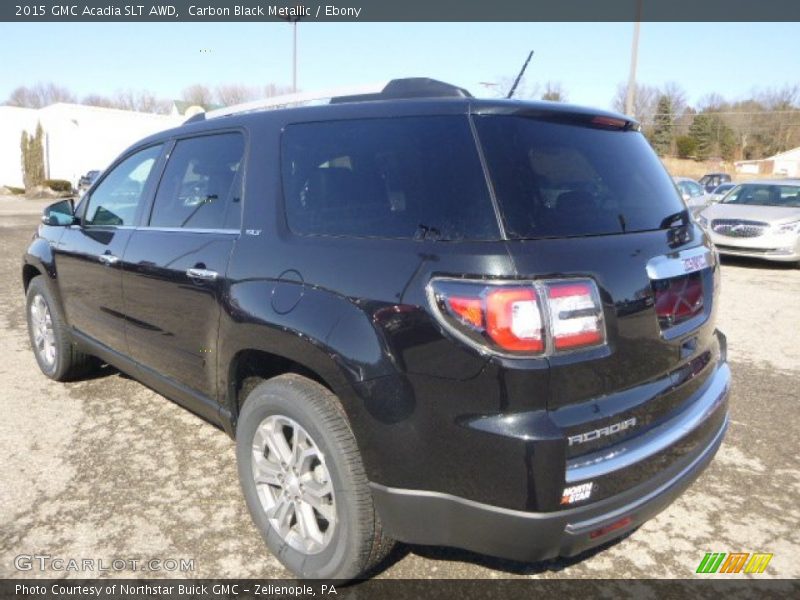 Carbon Black Metallic / Ebony 2015 GMC Acadia SLT AWD
