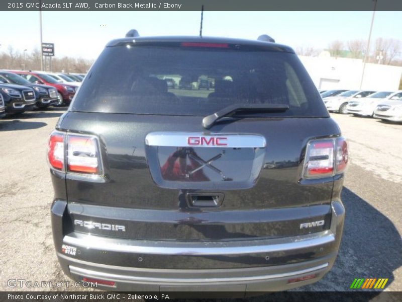 Carbon Black Metallic / Ebony 2015 GMC Acadia SLT AWD