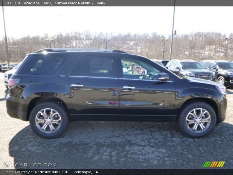 Carbon Black Metallic / Ebony 2015 GMC Acadia SLT AWD