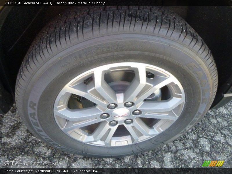 Carbon Black Metallic / Ebony 2015 GMC Acadia SLT AWD