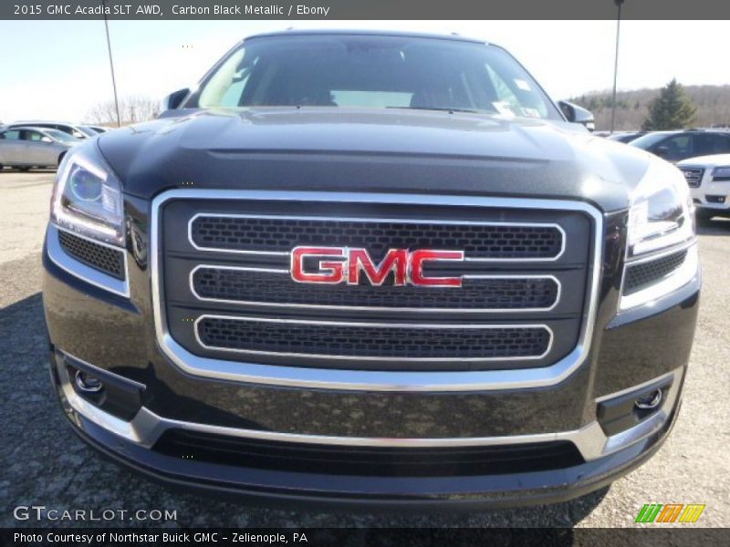 Carbon Black Metallic / Ebony 2015 GMC Acadia SLT AWD