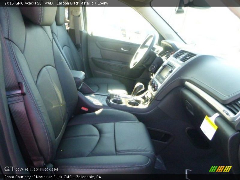 Carbon Black Metallic / Ebony 2015 GMC Acadia SLT AWD