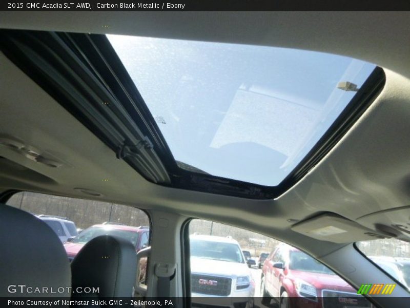 Carbon Black Metallic / Ebony 2015 GMC Acadia SLT AWD