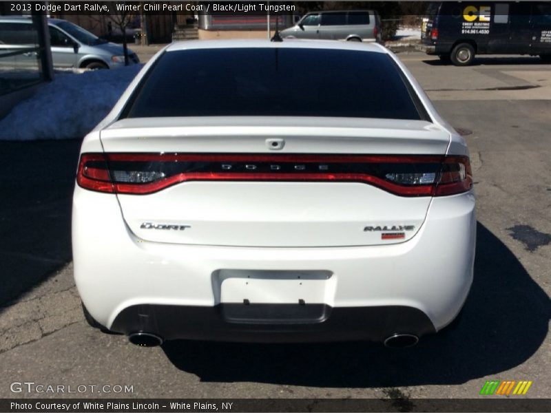 Winter Chill Pearl Coat / Black/Light Tungsten 2013 Dodge Dart Rallye
