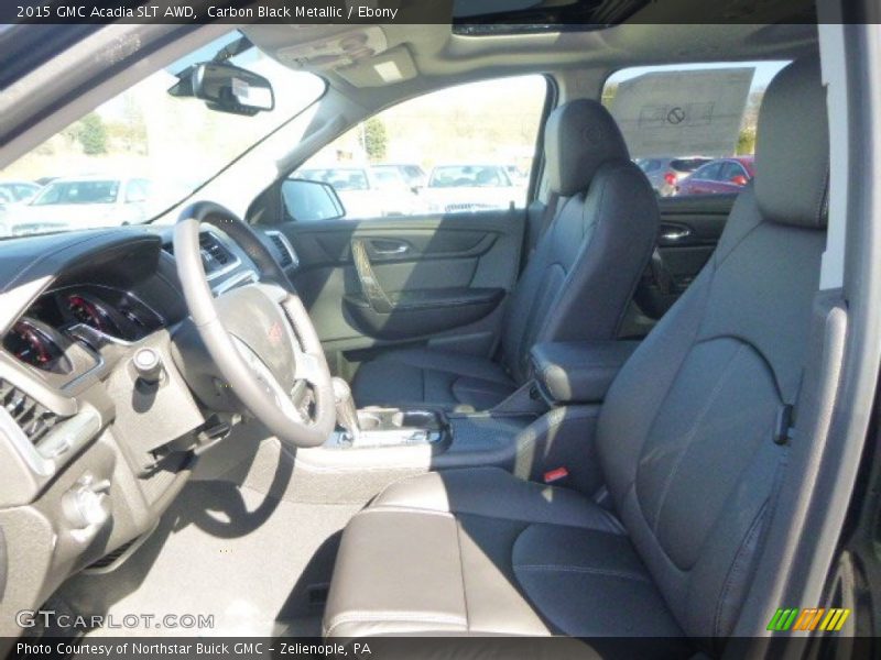 Carbon Black Metallic / Ebony 2015 GMC Acadia SLT AWD