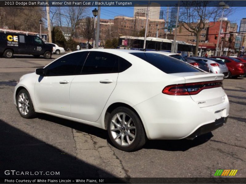 Winter Chill Pearl Coat / Black/Light Tungsten 2013 Dodge Dart Rallye
