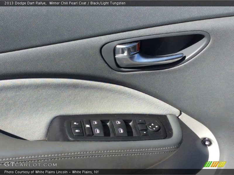 Winter Chill Pearl Coat / Black/Light Tungsten 2013 Dodge Dart Rallye