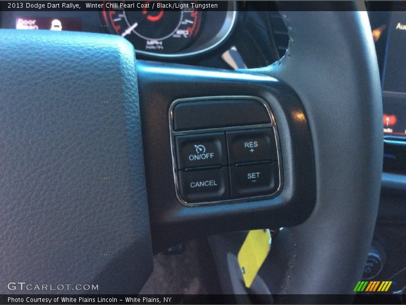 Winter Chill Pearl Coat / Black/Light Tungsten 2013 Dodge Dart Rallye