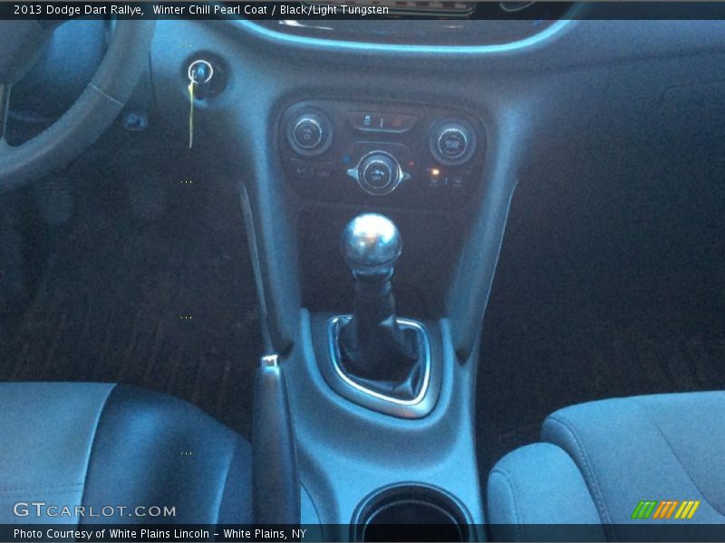 Winter Chill Pearl Coat / Black/Light Tungsten 2013 Dodge Dart Rallye