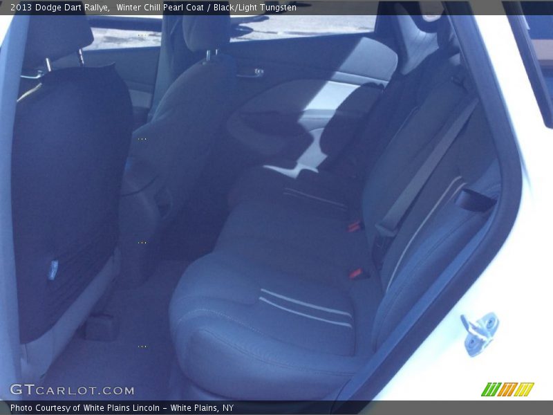 Winter Chill Pearl Coat / Black/Light Tungsten 2013 Dodge Dart Rallye