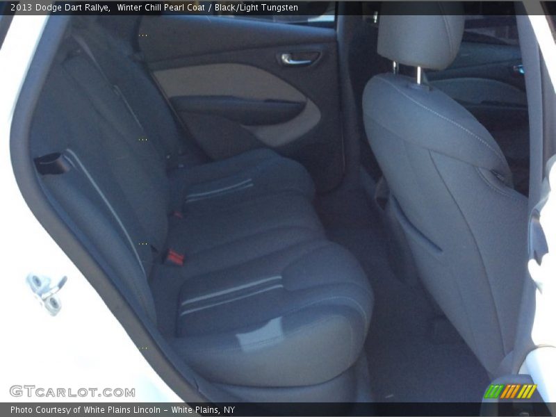Winter Chill Pearl Coat / Black/Light Tungsten 2013 Dodge Dart Rallye